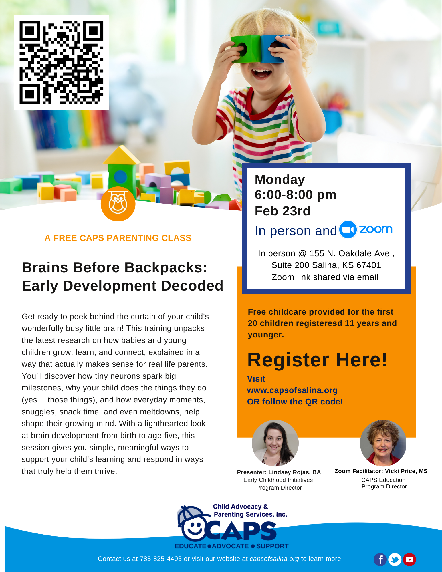 Brains Before Backpacks